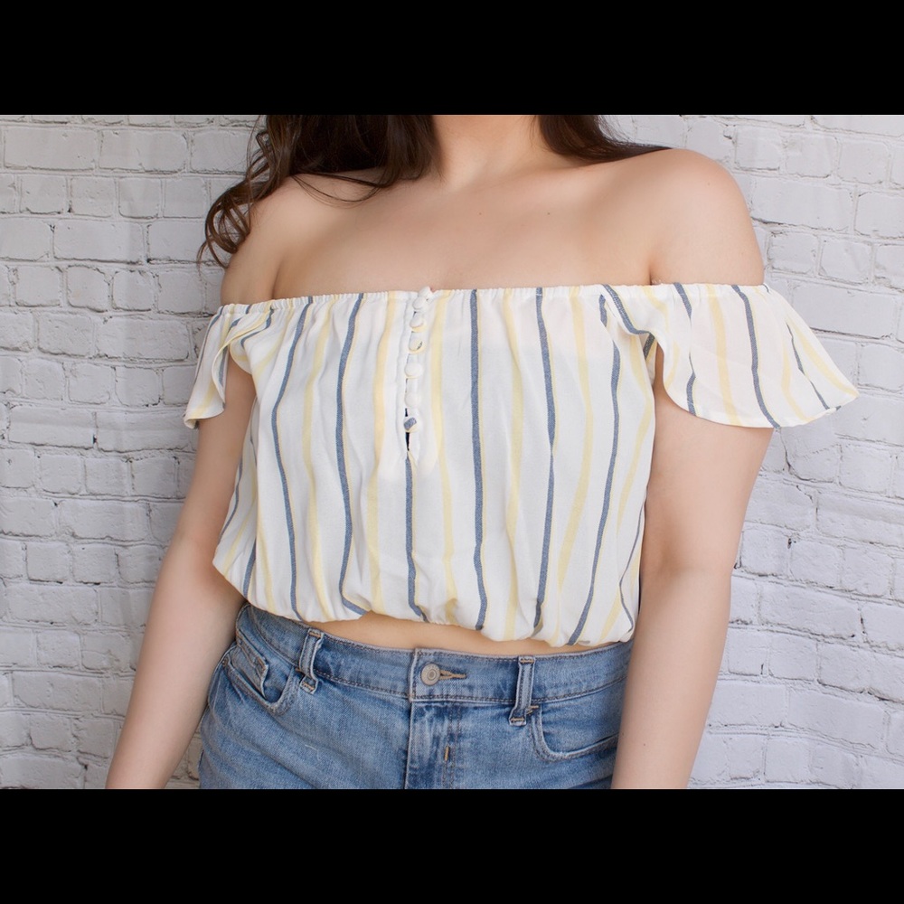 Off The Shoulder Crop Top